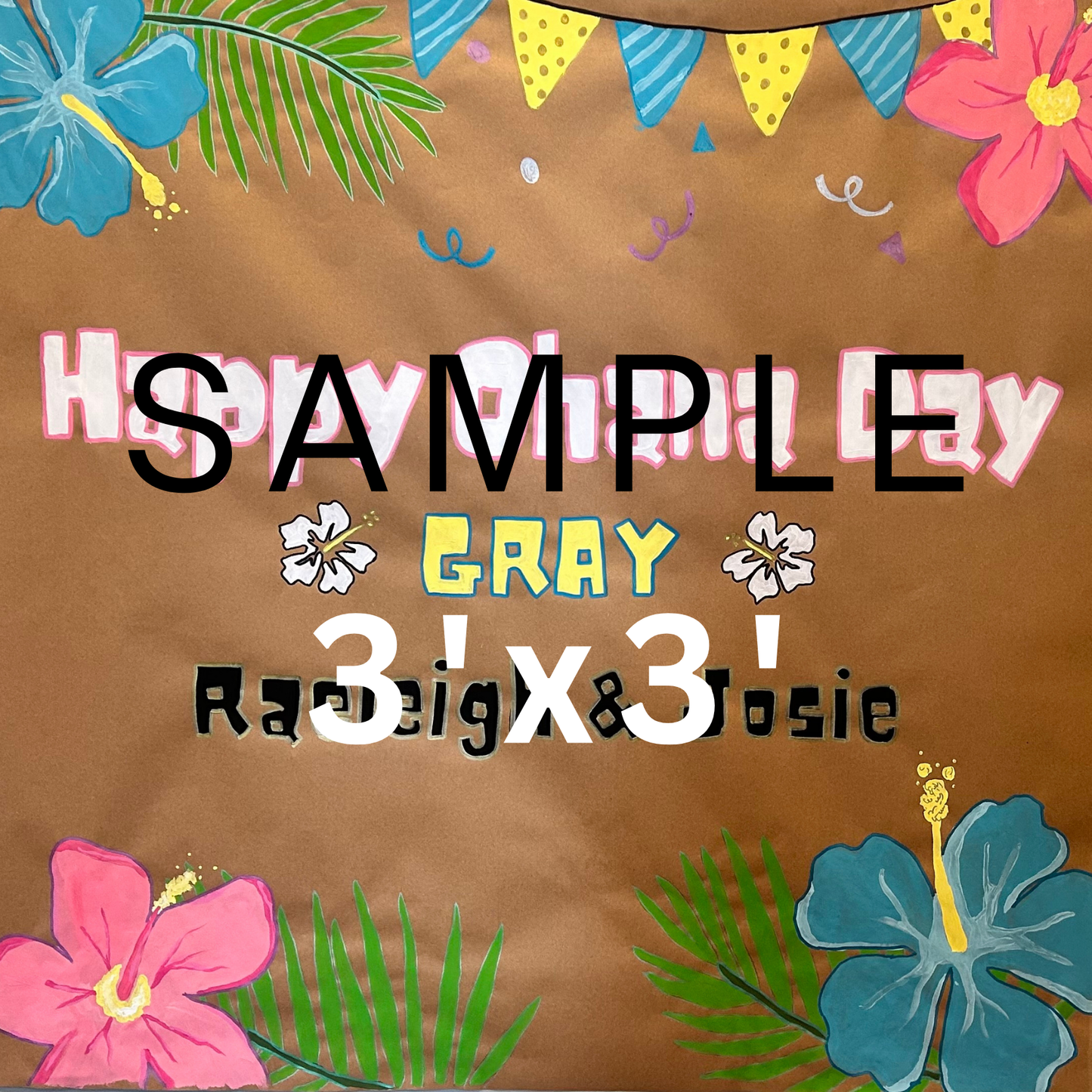 Personalized 3'x3' Banners