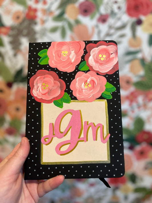 Floral Monogrammed Journal