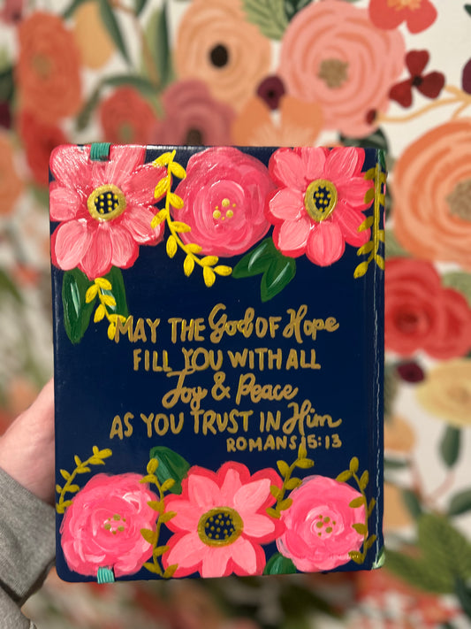 Personalized Hand-Painted Bible