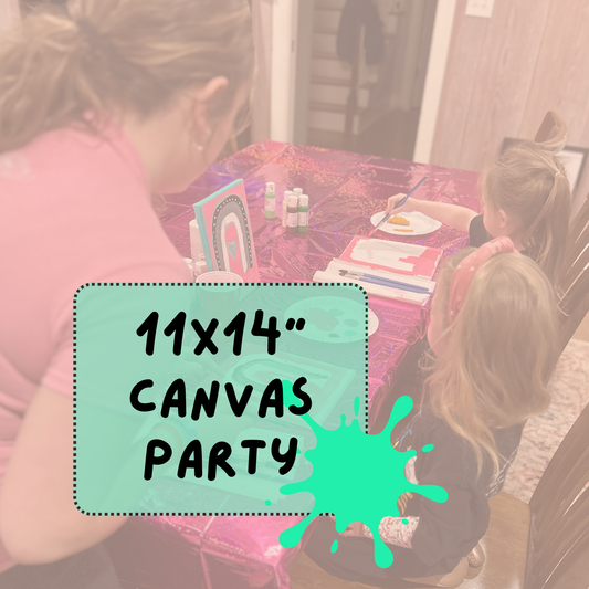 11x14 Canvas Party Deposit