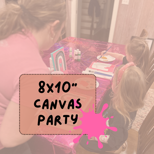 8x10 Canvas Party Deposit