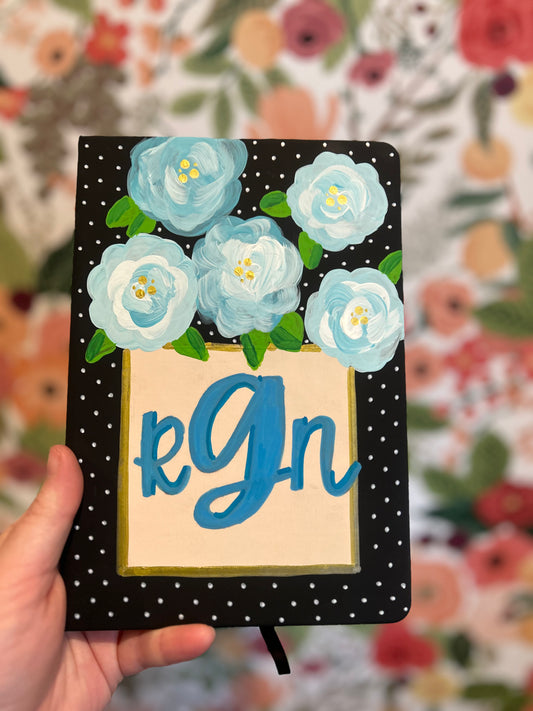 Floral Monogrammed Journal