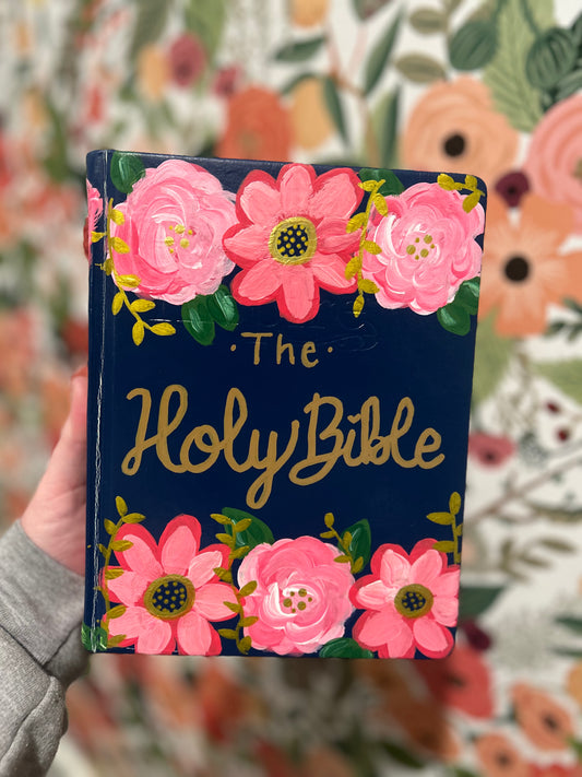 Personalized Hand-Painted Bible