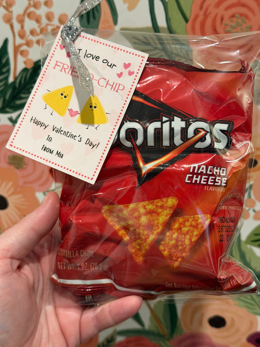 Personalized Valentines- Chips (6pk)